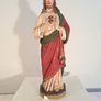 Vintage Heart of Jesus Statue Image 2