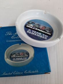 New 2000 ashtray collectable commemorate  in box
