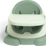 Baby Bug Booster Seat For Dining, Detachable Tray, Harness, Adjustable Seat and Non-Slip Feet, Eucalyptus Image 5