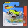 Hot Wheels Carbonator Green on Blue Hot Wheels 2014 Mattel Diecast HW Race 172/250 Brand New Factory Sealed Image 2