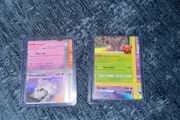 Pokemon TCG Major Miscut / Error Cards x2 - Gengar &amp; Mimikyu
