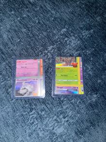 Pokemon TCG Major Miscut / Error Cards x2 - Gengar & Mimikyu