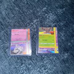 Pokemon TCG Major Miscut / Error Cards x2 - Gengar & Mimikyu