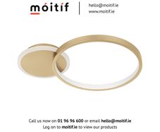 Gracie Ceiling Light - Gold/White