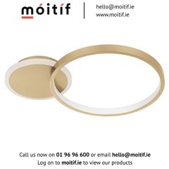 Gracie Ceiling Light - Gold/White