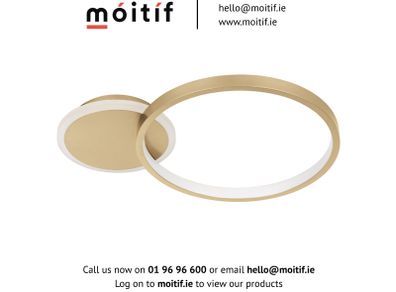 Gracie Ceiling Light - Gold/White