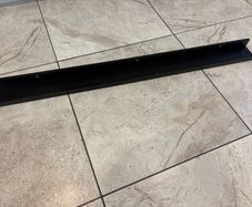 IKEA Black Display shelve L115cm