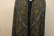 Bob Mackie paisley blouse (XL)