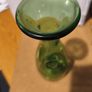 Vintage  green glass decanter, tavern bar decor, wine carafe Or as vase. 75 ml. Image 3