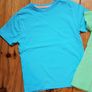 Age 7-8 Blue and Green Teeshirts Image 2