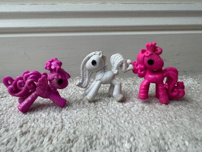 Set of 3 Lalaloopsy Ponies Mini Carousel Used Please see pictures