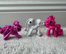 Set of 3 Lalaloopsy Ponies Mini Carousel Used Please see pictures