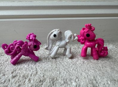 Set of 3 Lalaloopsy Ponies Mini Carousel Used Please see pictures