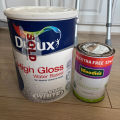 White Paint - Wood & Metal