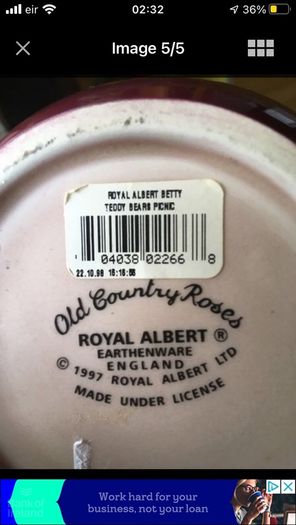 Royal Albert tea pot