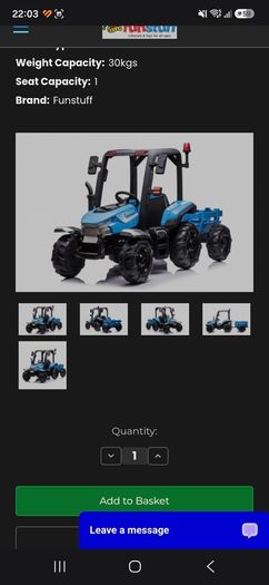 Ride on Tractor/Trailer
