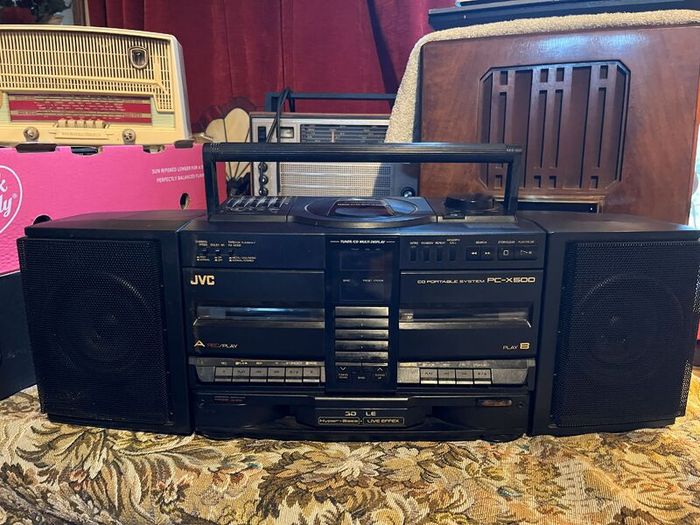 1990s JVC PC-X500 Ghetto Blaster Boombox