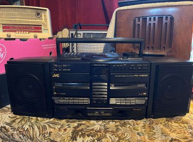 1990s JVC PC-X500 Ghetto Blaster Boombox