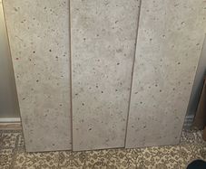 Stone tile effect Embossed Flooring - 1.9m2
