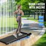 Walking Pad, Under Desk Treadmill with Incline, Working Walking Jogging Machine for Home Office, 265 Lbs Capacity 2.5HP Portable Walking Pad Image 3