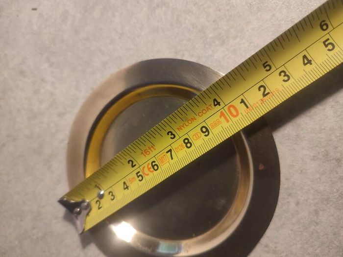 Small Brass Pot  Toothpick Set on on small brass trey.
