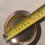 Small Brass Pot  Toothpick Set on on small brass trey. Image 9