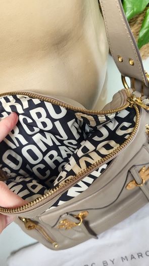 MARC JACOBS BIRDS Petal to the Metal leather crossbody bag - Rrp 495 (New)