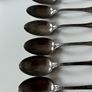 Vintage Italian Solid 800 Silver Espresso Teaspoon  Set (Boxed, Ricci 30 AL) 1944-1968 Image 4