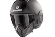 Shark Street Drak Motorbike Helmet, matt Black - Size M (57-58)