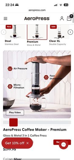 Aeropress premium