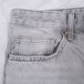 Zara Light Grey Stone Wash High Waisted Straight Leg Denim Jeans 16UK/44EU Image 5