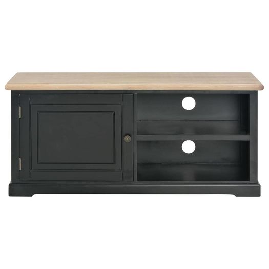 TV Cabinet Black 90x30x40 cm Wood