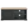 TV Cabinet Black 90x30x40 cm Wood Image 4