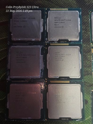 Retro Intel Cpus