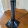 Black satin table lamp Image 2
