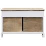Hall Bench 70x35x45 cm Paulownia Wood Image 5