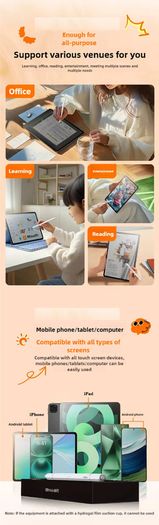 Lenovo Universal BP28 Stylus Pen for Android & iOS Tablets Compatible with Apple iPad Huawei Xiaomi Samsung