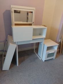2 x bedside lockers / 2 x  mirrored cabinet  2 x wall storage unit