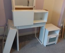 2 x bedside lockers / 2 x  mirrored cabinet  2 x wall storage unit