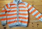 Age 4-5 Orange and Grey Cardigan