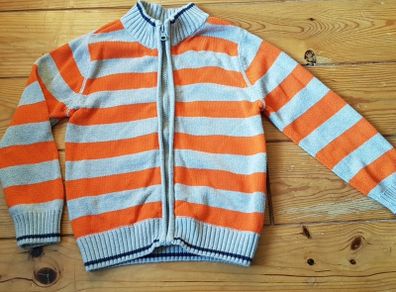 Age 4-5 Orange and Grey Cardigan