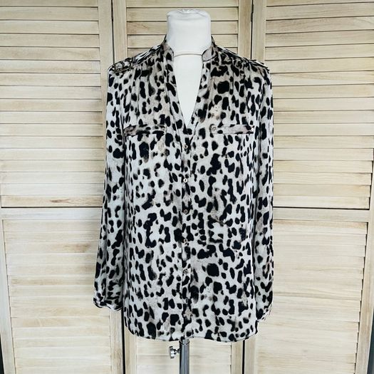 leopard print blouse