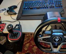 Thrustmaster T248 Set, Handbrake, and H-Shifter