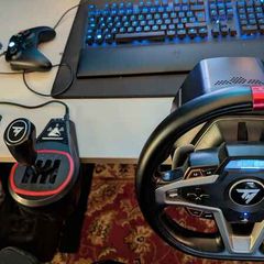 Thrustmaster T248 Set, Handbrake, and H-Shifter