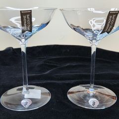 Waterford Elegance Collection Champagne Optic Coupe Glasses  Set of 2 (With Box)