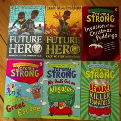 6 Books: Future Hero x 2, Jeremy Strong x 4