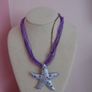 Statement necklace,Starfish necklace,Summer jewellery,Necklace Image 7