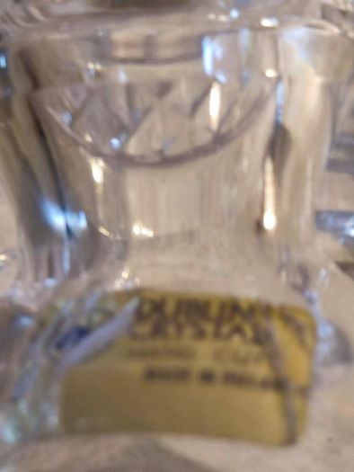 Dublin crystal small heavy bud vase. No 49