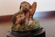Hedgehogs with Trowel