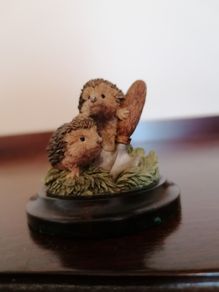 Hedgehogs with Trowel